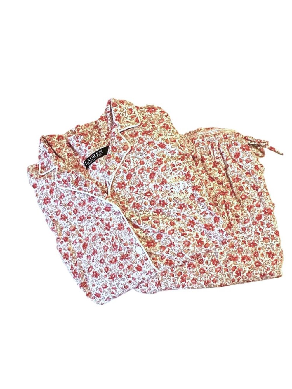 NWOT Lauren Ralph Lauren Floral Pajama Set Size XL